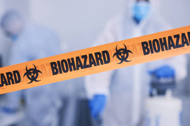 Professional Biohazard Cleanup technician working in Porter, TX